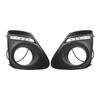 Car Flashing 2Pcs For Toyota Corolla 2011 2012 2013 DRL Daytime Running Lights Daylight Fog Lamp Cover With Turn Signal Lamp