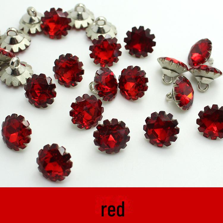 Sanai Crystal & Colored Diamond Buttons for Ladies' Clothing & Men's Shirts