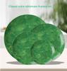 Shengzhou-Bone Porcelain Green Marble Plate, Glazed Color Tableware, Advanced Sense Plate, 4-Piece Set, High-End