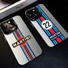 Модный Чехол для Телефона M-Martinis Для iPhone 17 17e 16e 16 15 14 13 12 11 mini Pro Max X XR XSMAX Air Plus Противоударный Матовый Чехол
