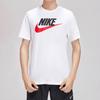 Nike American Vintage Classic Logo Print Round Neck Short Sleeve T-Shirt Men Tops White AR5005-100