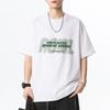 Cotton Short-Sleeved T-Shirt Men'S American Trend Printed Top Couple Loose Casual Crew Neck Bottoming Shirt