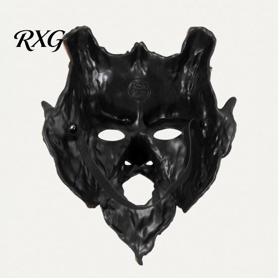 Creepy Spider Web Halloween Mask Mask, Horror Tree Demon Costume Prop, with Breathable Hollow Design, Lightweight Party Dark Style for Cosplay Fantasy
