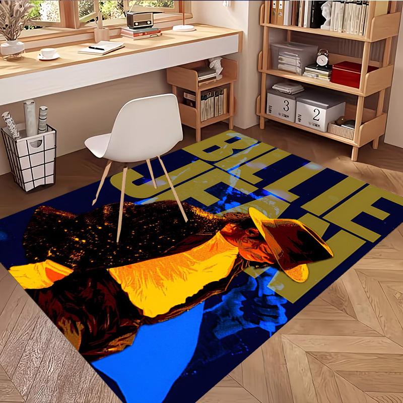 Michael Jackson Print Rug, Washable Floor Carpet, For Entryway Dorm Laundry Room Office Study, Home Decor Birthday Christmas Gift