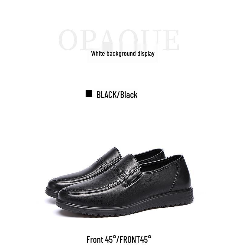 Мужские кожаные мокасины Red Dragonfly в стиле Business Casual - Модель Весна 2025, износостойкие и противоскользящие, для мужчин среднего и пожилого возраста.