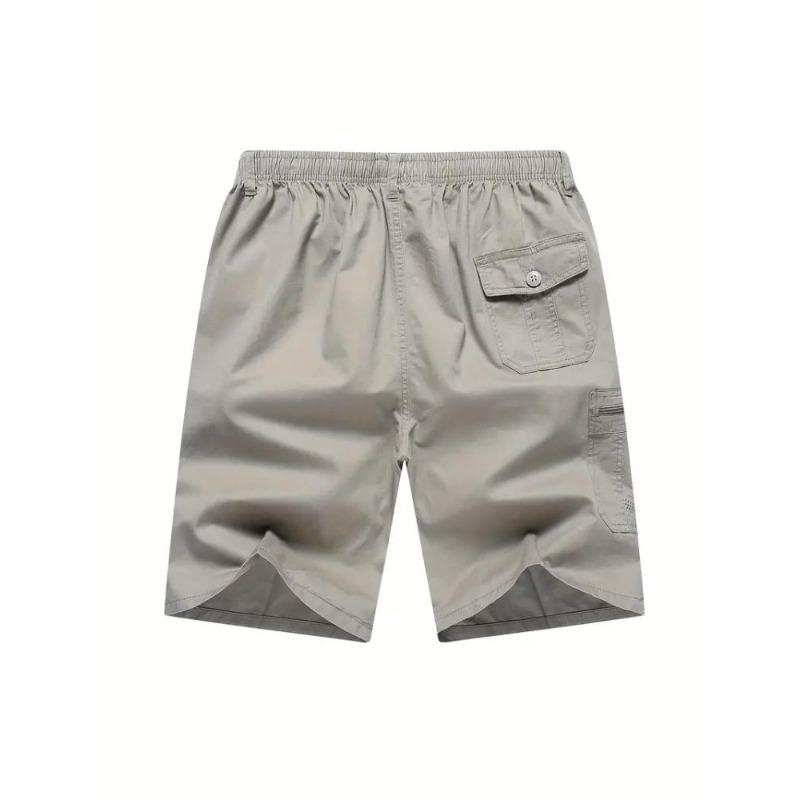 Summer dad shorts men wear thin middle-aged and young people five-point pants loose casual middle-aged big pants