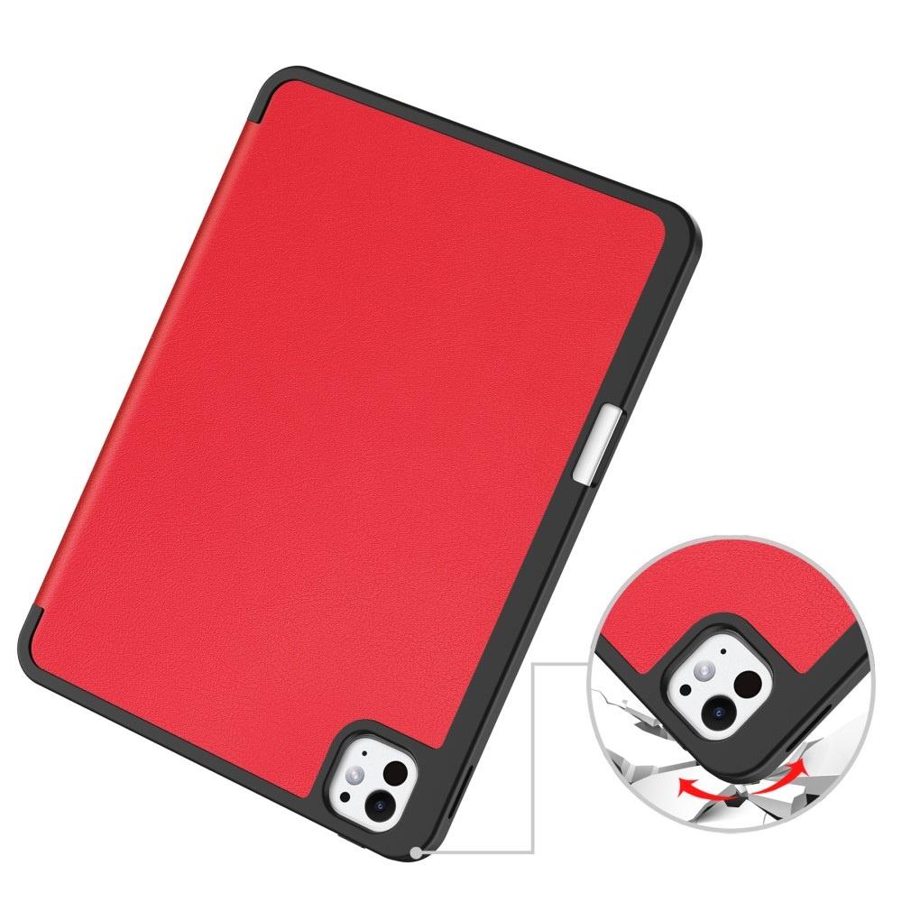 Case for iPad Pro 11" M5 2025 / M4 2024 (6th/5th gen.), Smartcase with stylus holder, red