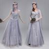 European and American Halloween Ghost Bride Cosplay Dress for Women