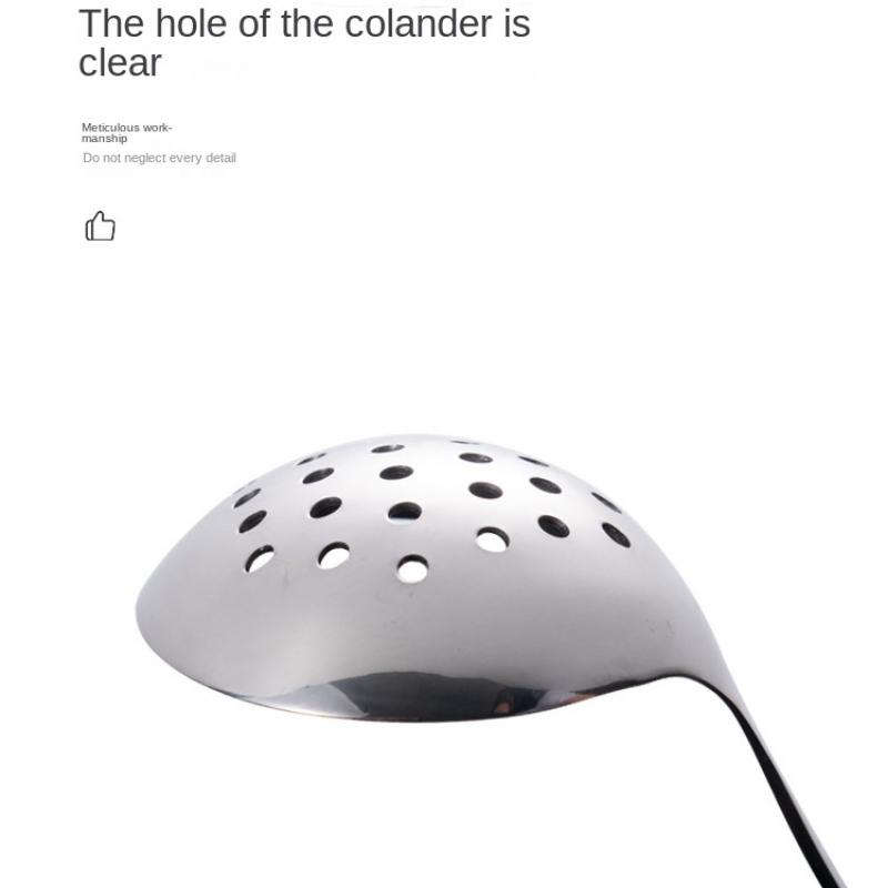 HANYANG 304 половник для супа из нержавеющей стали, углубленный и расширенный слив для горячего горшка, кухонная утварь, половник для горячего горшка