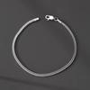 2mm Fine -Style Weaving Boys Jewelry Titanium Steel Hand Rope Bracelet 