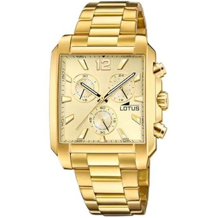LOTUS Homme Analogique Quartz Montre avec Bracelet en Acier Inoxydable 18853/5