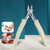 1PC Stainless Steel Oblique Electronic Pliers Mini Scissors Electronic Pliers, Nail Art Unloading Pliers Model Scissors