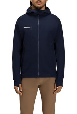 Mammut Macun Softshell с капюшоном Asian Macun SO Куртка с капюшоном Marine 2.0 Куртка, Посадка, Мужская, 2.0 AF, 1011-00792,