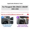 Android 12 Автомобильное радио для PEUGEOT 206 206CC 206SW 2000-2008 Мультимедийный проигрыватель GPS-навигация 7 дюймов с кнопками Carplay Головное устройство