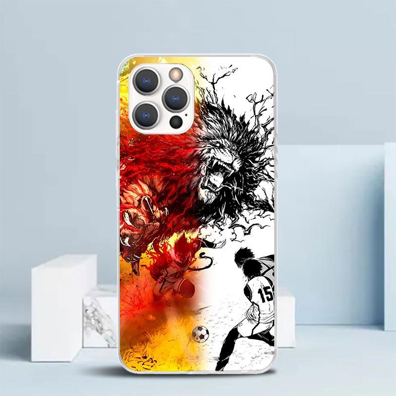 Чехол для телефона Blue Lock Football Anime для iPhone 16 17 Air 16E 15 14 Plus 13 Mini 12 11 Pro Max 7 8 + SE 2020 Мягкая задняя крышка из ТПУ