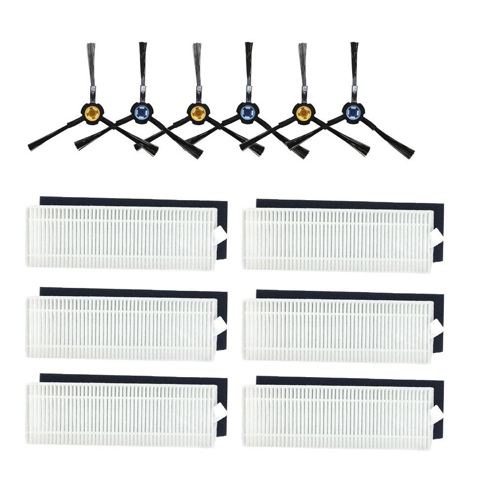 Запчасти, пылевой фильтр, накладка для швабры, тряпка, фильтр Hepa, боковая щетка, замена швабры для робота-пылесоса chuwi ilife A7 A9S