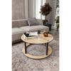 Hole Massivo Coffee Table R:70 Cm Round Sapphire Oak