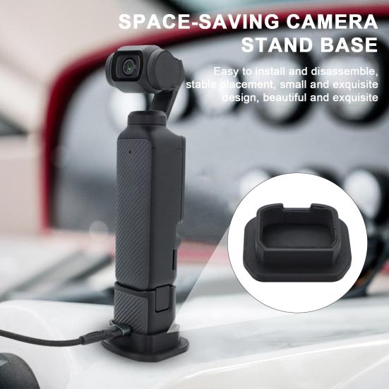 Основание подставки для камеры Увеличенное пространство для стабилизации подвеса с портом для зарядки Устойчивое к царапинам основание камеры для OSMO Pocket 3