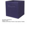Fabric Storage Cube with Handle Large Capacity Easy Access Foldable Heavy-Duty Toys Clothes