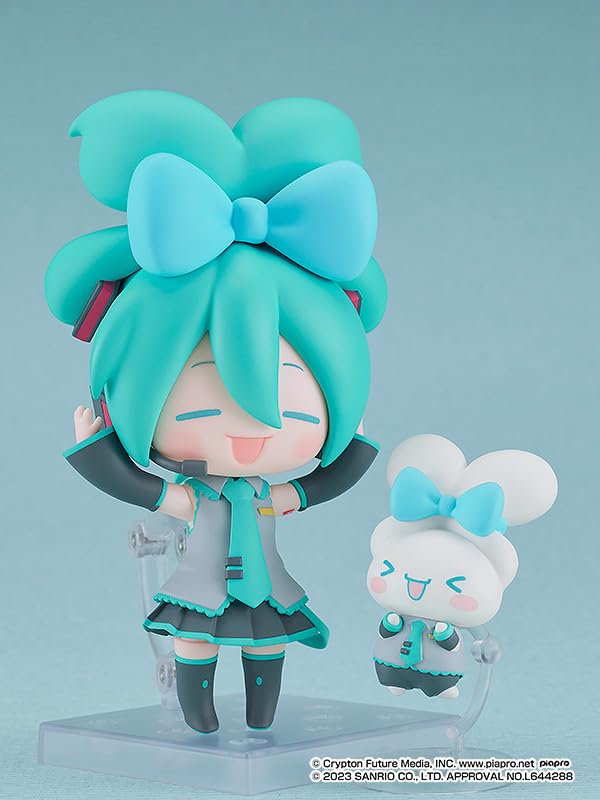 Nendoroid Hatsune Miku x Cinnamoroll Hatsune Miku Cinnamoroll Collaboration пластиковая окрашенная подвижная фигурка Ver. Немасштабируемый