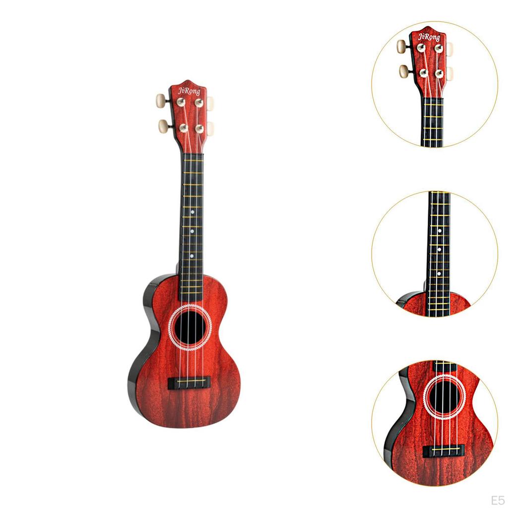 Детская музыкальная игрушка укулеле, четырехструнная гитара, легкий инструмент для маленьких учеников