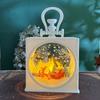Santa Christmas Portable Lantern Christmas Tree Christmas Hanging Lamp  Bedroom Decor
