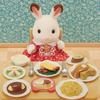 Мебель Sylvanian Families Сертификация ST Mark для детей от 3 лет и старше Игрушечный кукольный домик Sylvanian Families EPOCH [Набор для обеда] Car-417