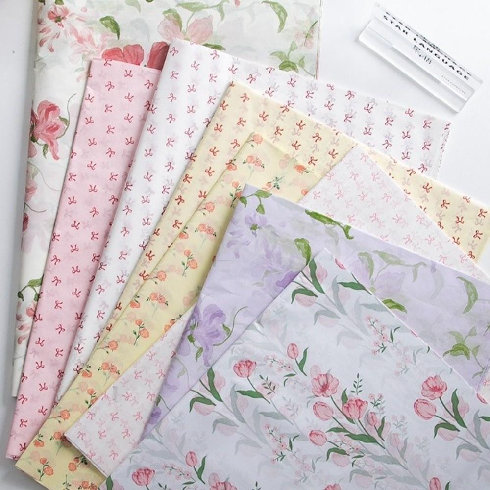 20pcs 50x70cm Hand-Kneaded Paper Cotton Paper Gift Packaging Paper Bouquet Wrapping Paper DIY Craft
