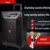 Портативная Bluetooth-колонка для караоке Malata M+9086, 8 дюймов, штепсель CN (адаптер в комплекте)