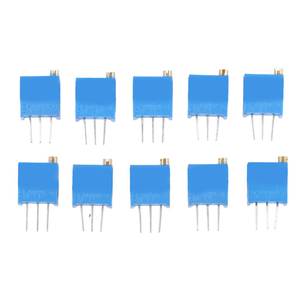 50 шт. 3296 Вт потенциометр регулируемый 500 1K 2K 5K 10K 20K 50K 100K 200K 1M Ом переменный резистор