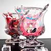 Gem Special Series Wine Glass Badge Holder for Anime Character 75mm Badge Stylish Acrylic Ornaments Desktop Decoration Wholesale