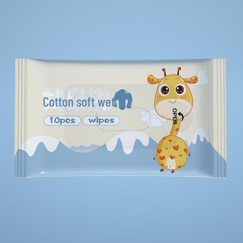 Infant Hand & Mouth Cotton Soft Wet Wipes - Gentle Clean for Baby