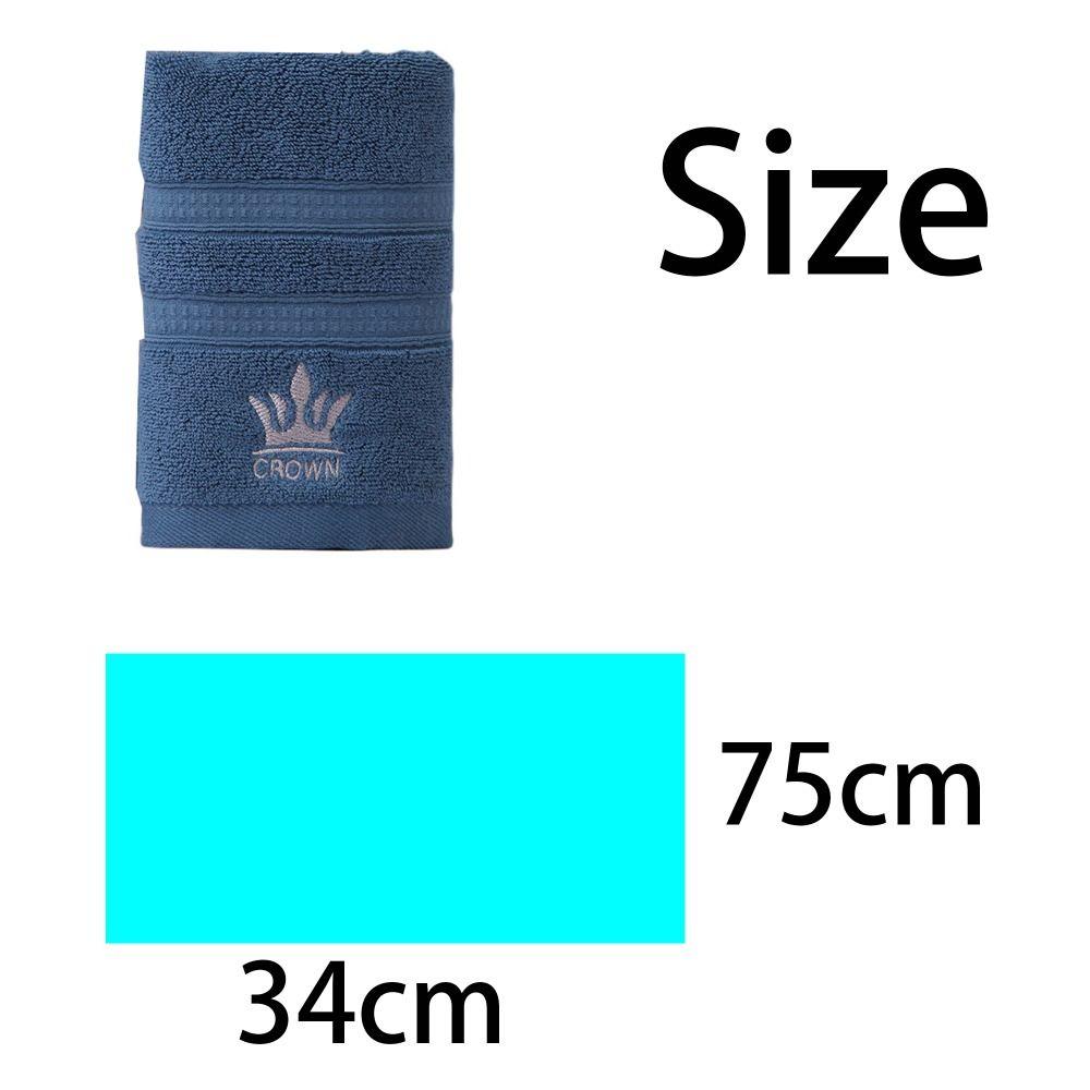 Роскошное вышитое банное полотенце с короной, утолщенное полотенце для рук, полотенце для сушки волос, спортивное полотенце, бытовое