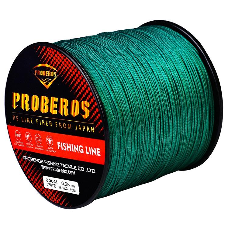 Proberos Manufactory Fishing Line 16 X Braided 300m 500m 1000m 2000m PE Mainline Super Strong Fishing Line