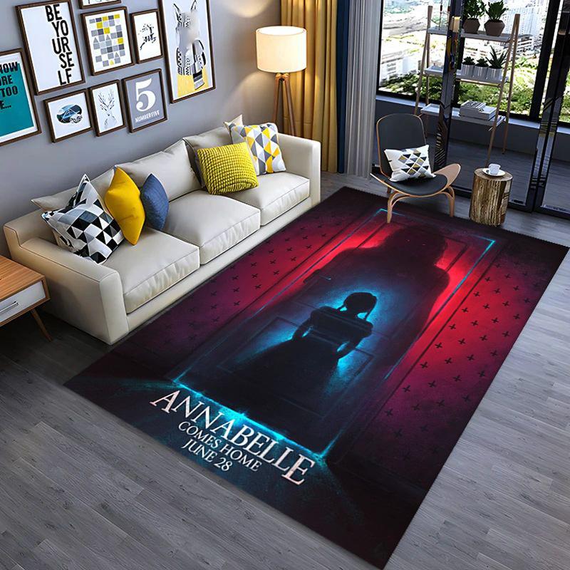 Doll Horror Unveiled carpet Living room and bedroom mats printing Christmas gifts Dormitory decoration Protective pad