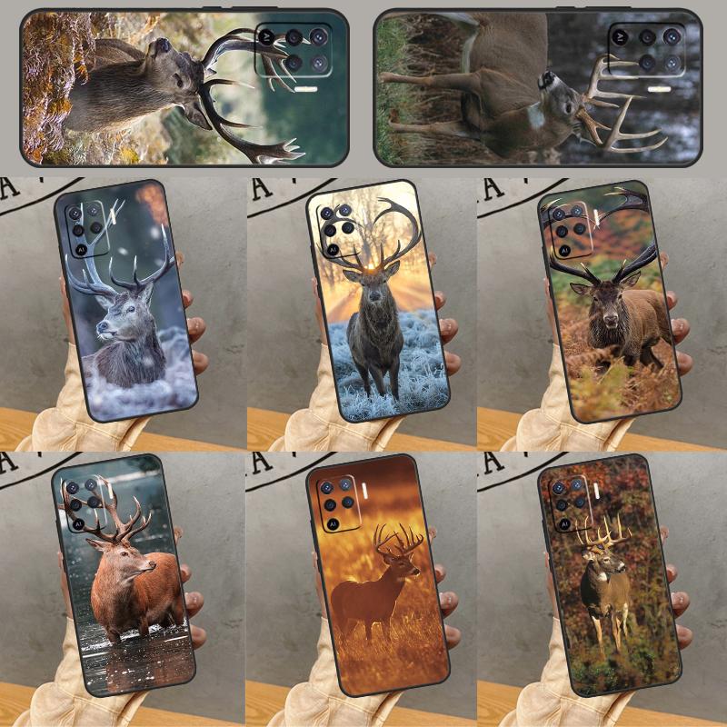 Deer Hunting Camo Phone Case For Oppo A96 A16 A76 A78 A58 A18 A38 A98 A17 A77 A80 A40 A60 A74 A94 A54 A15 A57S