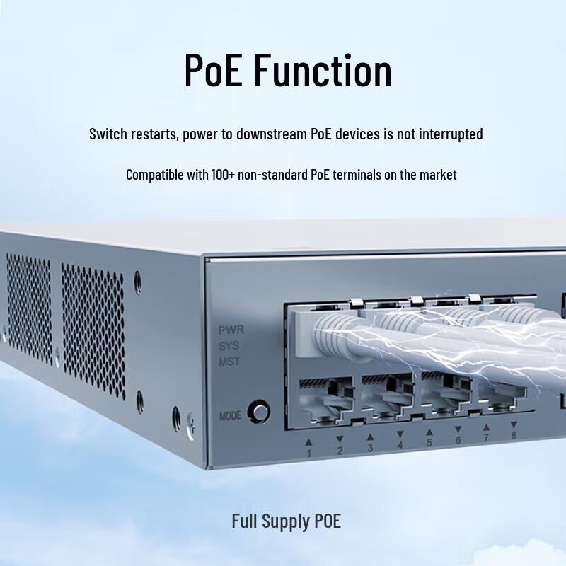 Huawei S220S-24P4JX 24-Port Gigabit Managed PoE Switch