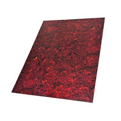 YJB PARTS Материал защитной пластины 300 мм x 220 мм Сделано в Японии Черепаховый панцирь (Красный 4P)