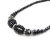 [J1394] - Black 'Sissi' Designer Necklace