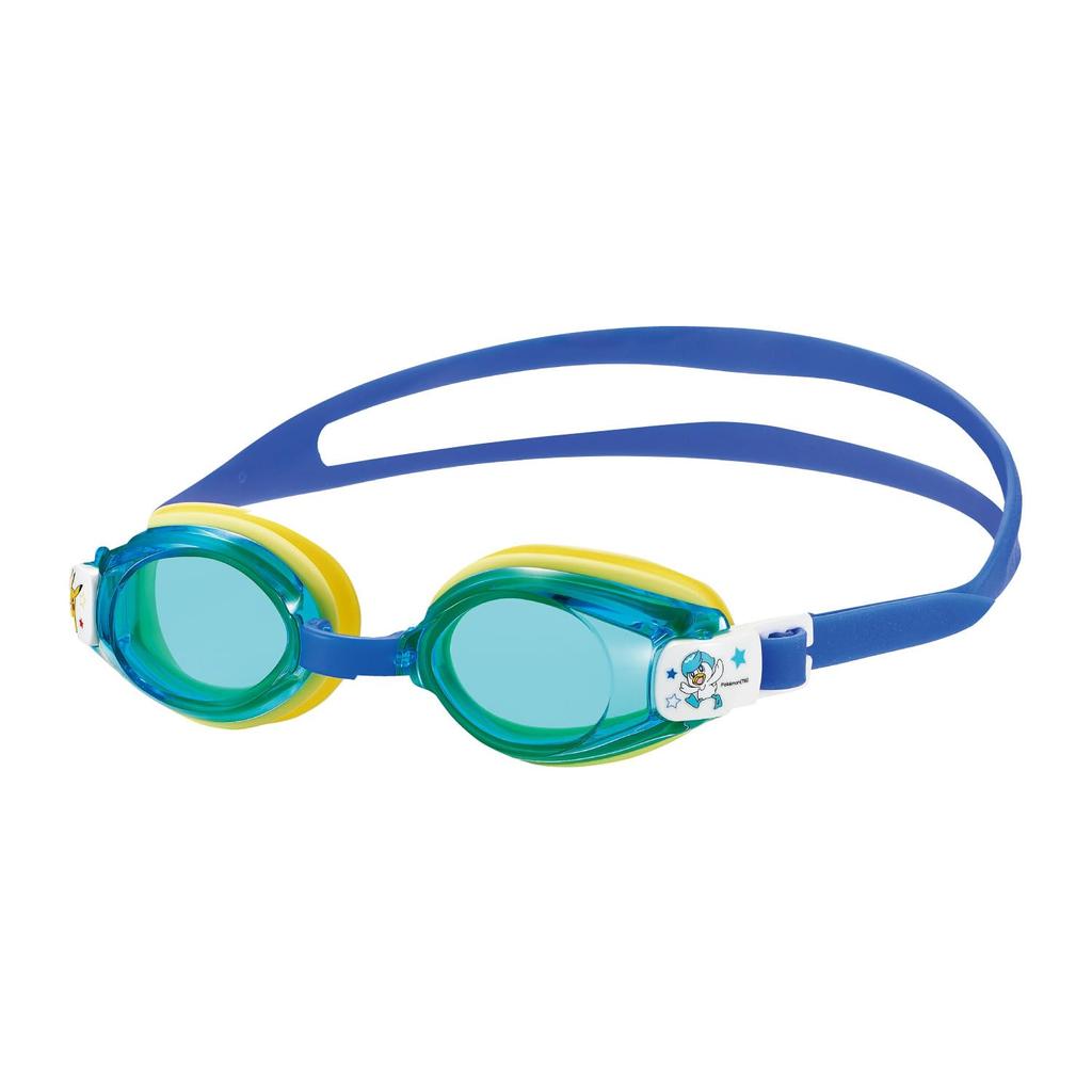 Japanese Swimming Goggles SKBL Sky Blue Pocket Monsters for Children Ages 3 To 8 [SWANS] SW-PK10 Anti-Fog