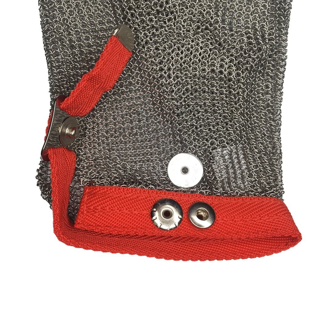 Food Grade 316L Stainless Steel Mesh Chain Mail Gloves Five Finger Cut Resistant Butcher Gloves for Slaughter & Meat Processing
