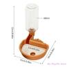 Automatic Dog Feeder Hanging Auto Water Dispenser for Cage 480ml Pet Water Fountain for Cats Small Dogs Pet Supplies