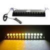 12V Car Strobe Flashing Lights Lamp 12LED Emergency Warning Light Truck Car Windshield Suction Cup Flashing Red/White/Blue