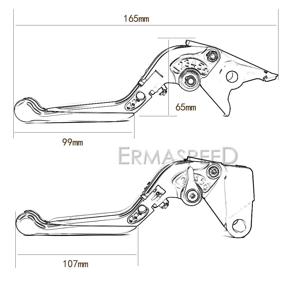 Зеленые рычаги тормозной муфты мотоцикла, регулируемые короткие с ЧПУ, совместимые с Z900 Z 900 2017-2023 2022 2018
