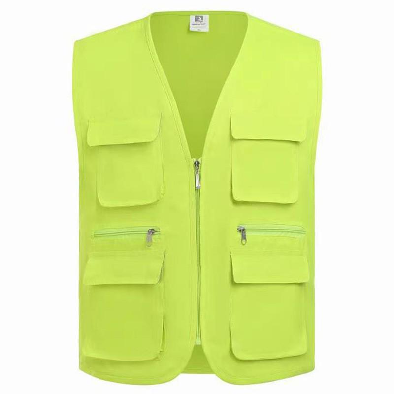 Волонтерский жилет с несколькими карманами и логотипом на заказ для общественных и фотографических мероприятий