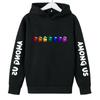 Winter Casual Versatile Items Fashion Comfortable Cartoon Small Pattern Letters Printed Children's Cute Warm Hoodie