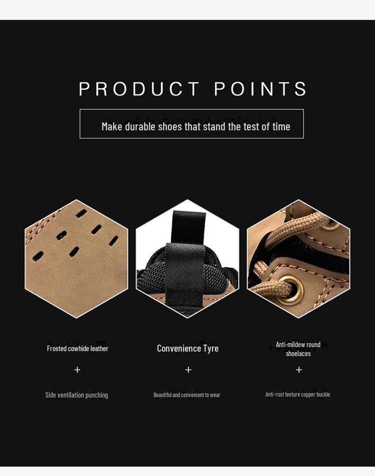 Мужские повседневные нескользящие походные ботинки для активного отдыха 2024 года, мягкая подошва, большой размер 46