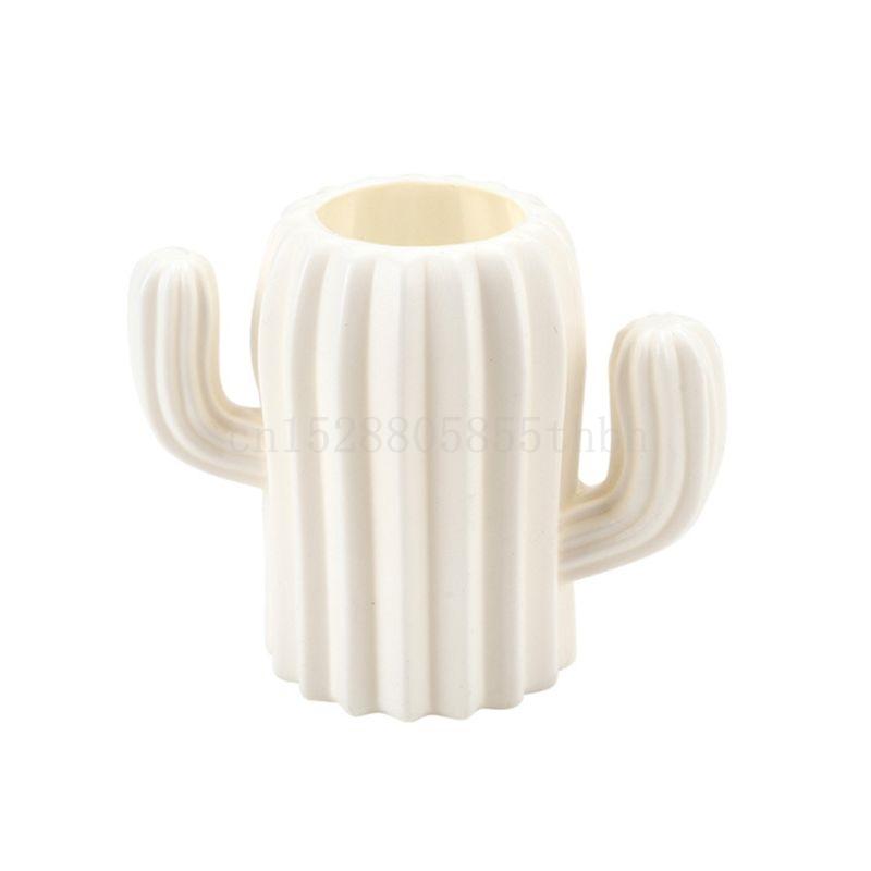 Настольный органайзер кактус, держатель для карандашей, контейнер для кистей, горшок, канцелярские принадлежности, офис