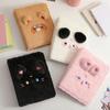 A5 Plush Cartoon Binder with 20 Photo Inner Sleeves Modern Practical Photo Album for Picture Cards Storage