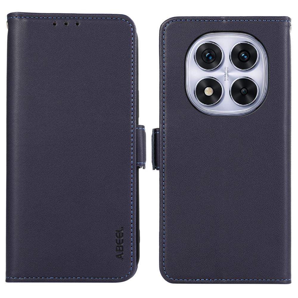 ABEEL Чехол для Xiaomi Redmi Note 14 Pro 5G/Poco X7 5G Кожаный чехол для телефона с RFID-блокирующим кошельком